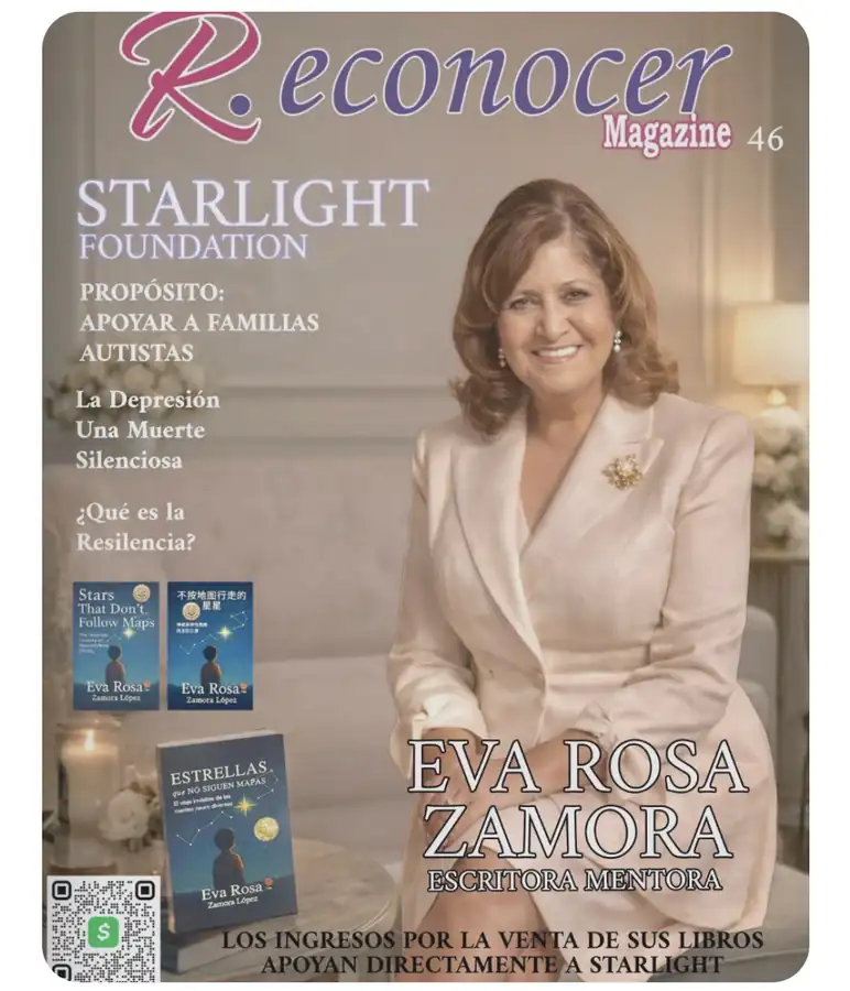 Portada de R.econocer Magazine con Eva Rosa Zamora y Starlight